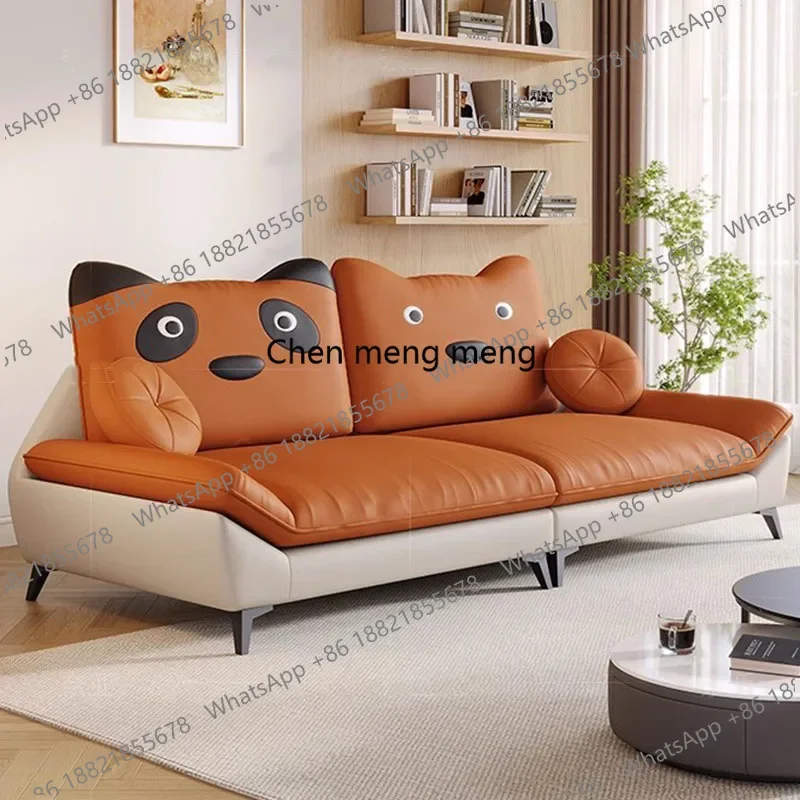 

New arrive Cute Children Living Room Sofas Couch Leather Modern Designer Lounge Living Room Sofas Lazy Floor Muebles Postmodern