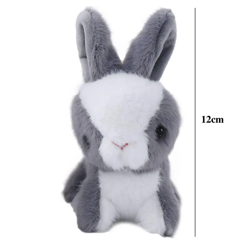 พวงกุญแจตุ๊กตากระต่ายขนนุ่ม ของตกแต่ง โมเดลจำลองสำหรับเด็กผู้หญิง