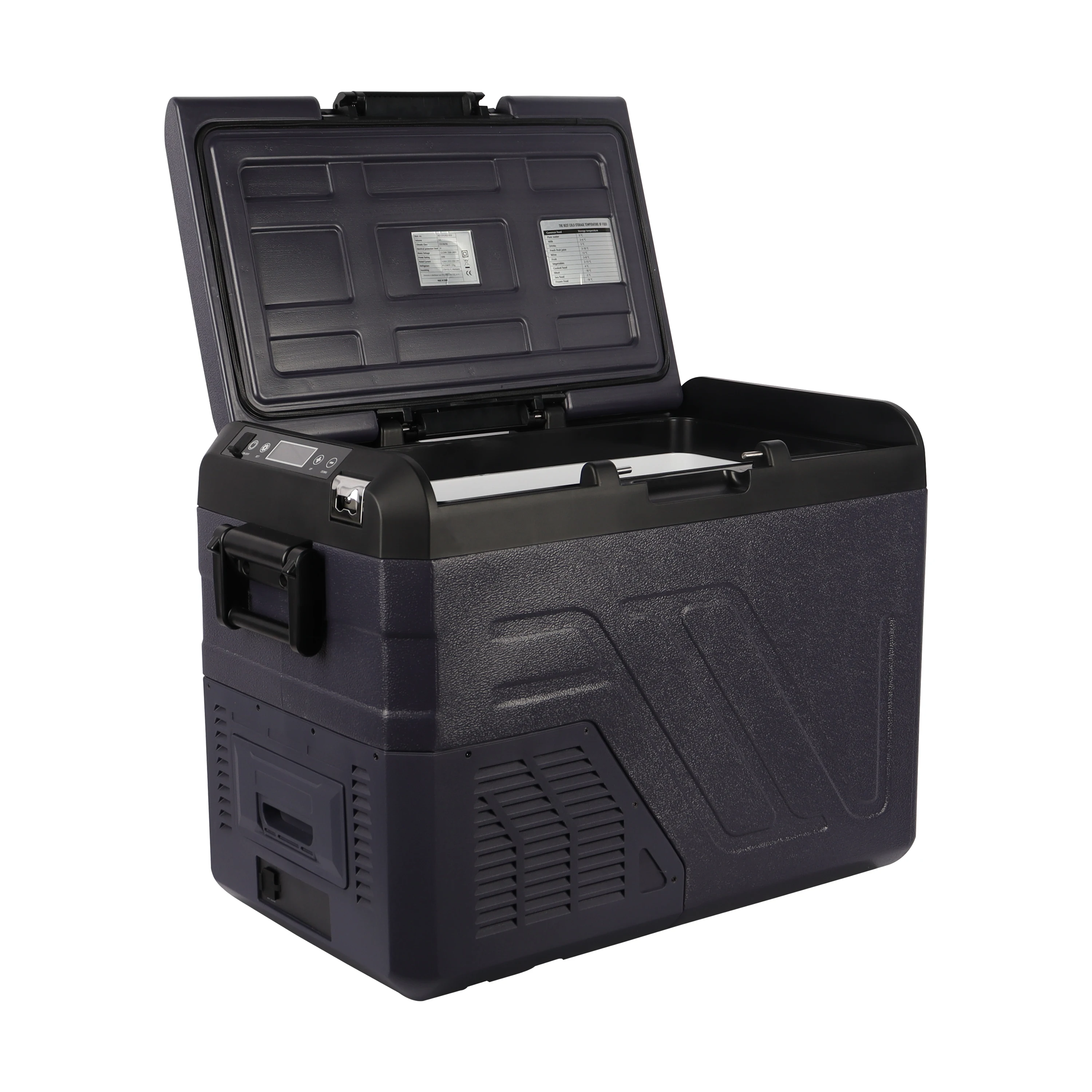 12V Car Fridge 32L Portable Freezer Compressor Freezer CoolerCar Refrigerator Solar Fridge For Truck Van RV