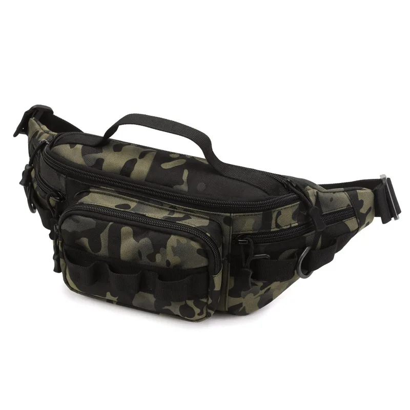 

Luya Men's Multifunctional Sports Waterproof Small Waist Bag Outdoor Cycling Fishing Travel Tool Bag