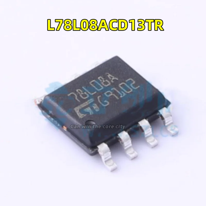 

1-100 PCS/LOT L78L08ACD13TR SOP-8 screen printing 78L08A linear voltage regulator chip new original in stock