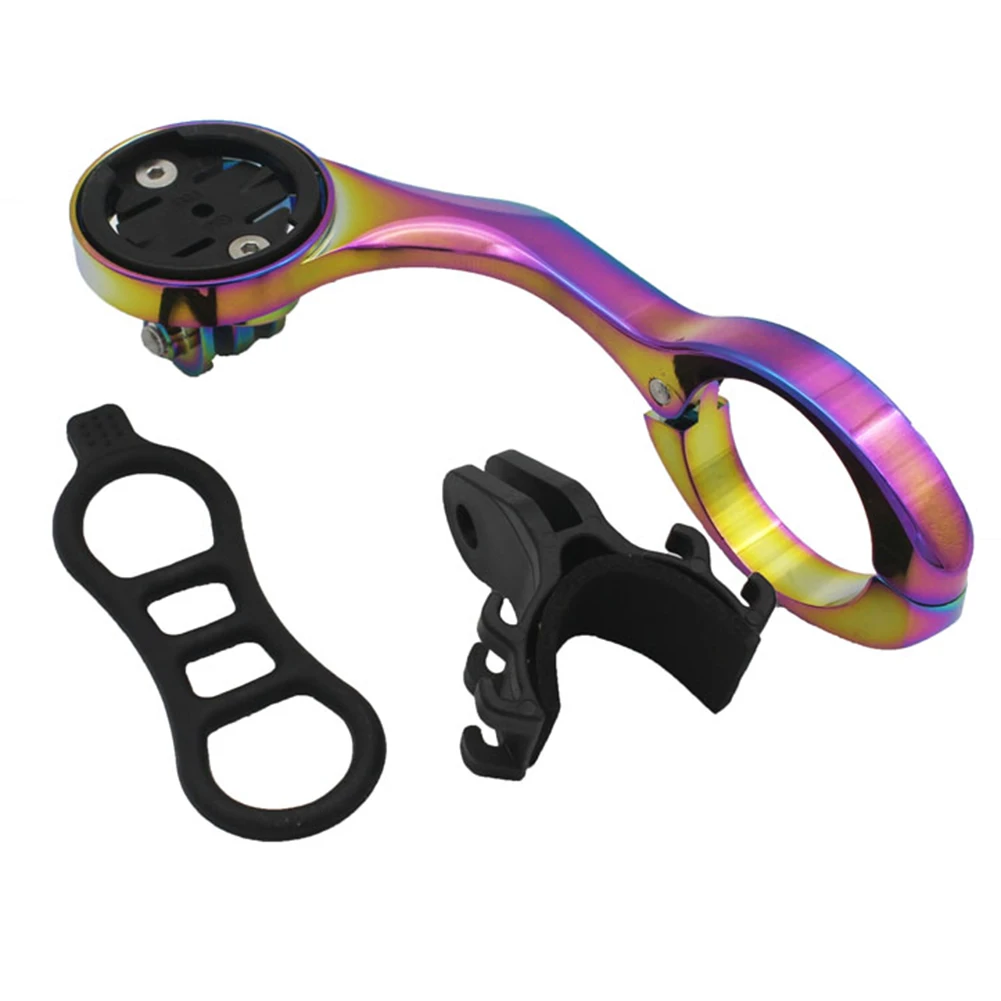 1pc 자전거 확장 컴퓨터 산악 자전거 컴퓨터 마운트 자전거 알루미늄 합금 홀더 부품 Garmin ForWahoo For Bryton