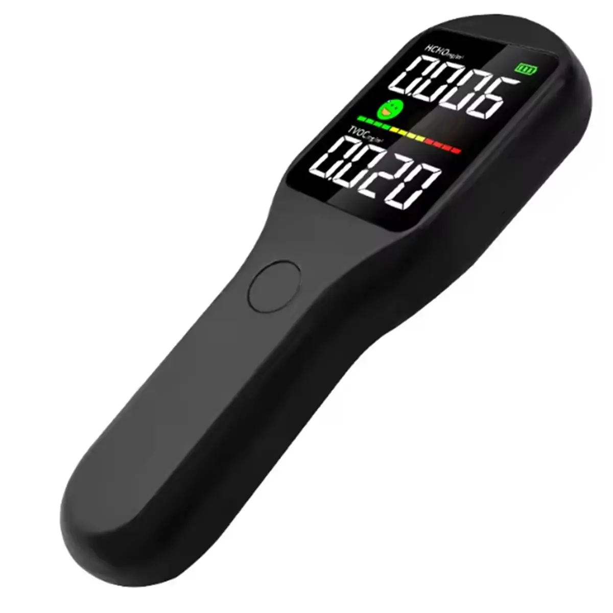 DT38 RC3005 Formaldehyde Air Quality Detector 3 Seconds Quick Test with Electrochemical Sensor Type-C Charging Black