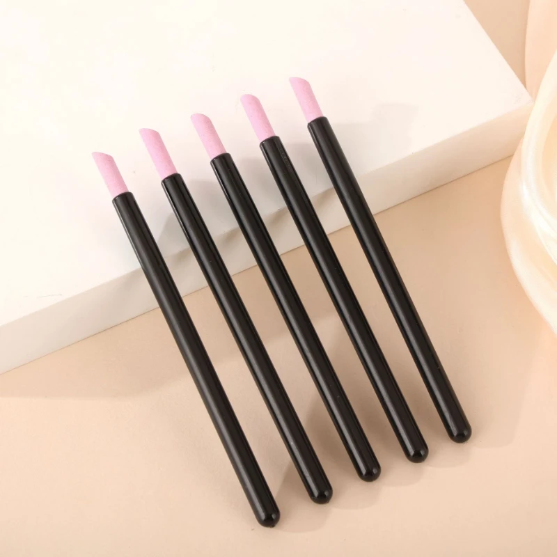 5Pcs/Lot Nails Art Quartz Grinding Pen for Remover Cuticle Dead Skin UV Gel Polish Nail File DIY Manicure Pedicure Care Tools *&