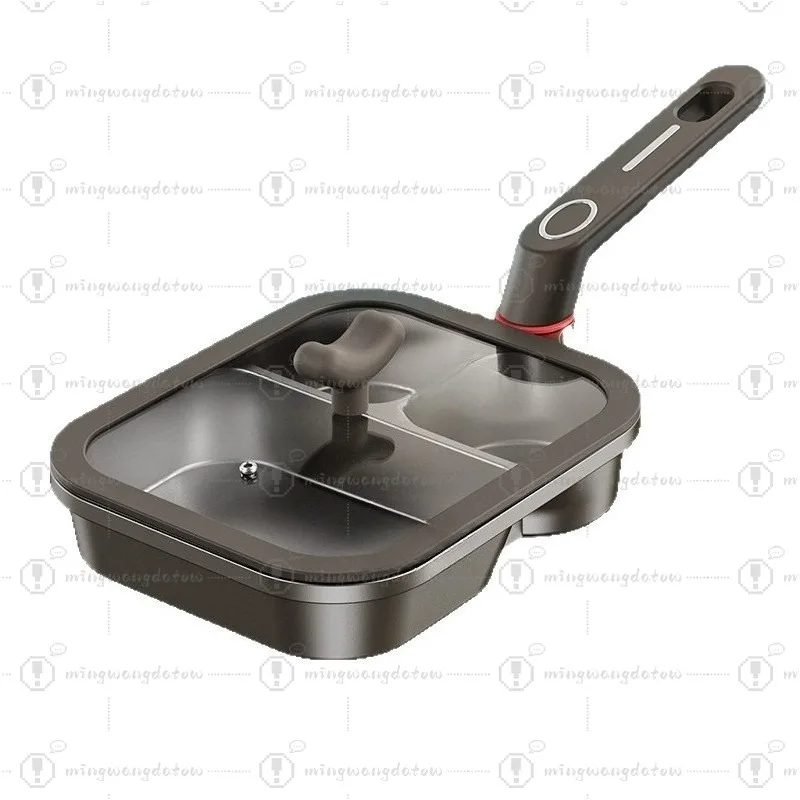 new-3-in-1-frying-pan-breakfast-pan-flat-bottomed-non-stick-pan-fried-eggs