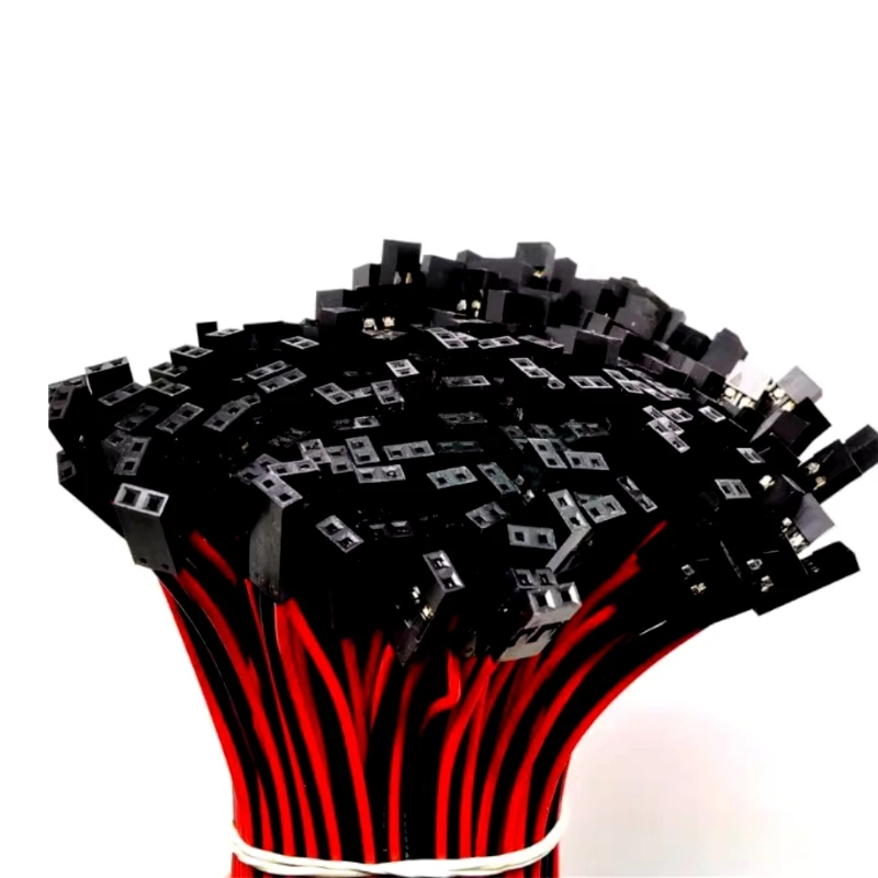 20pcs/lot 2Pin Dupont Cable 2 Pin Female Jumper Connector Wire 2P 10cm/20cm/30cm Length For 3D Printer