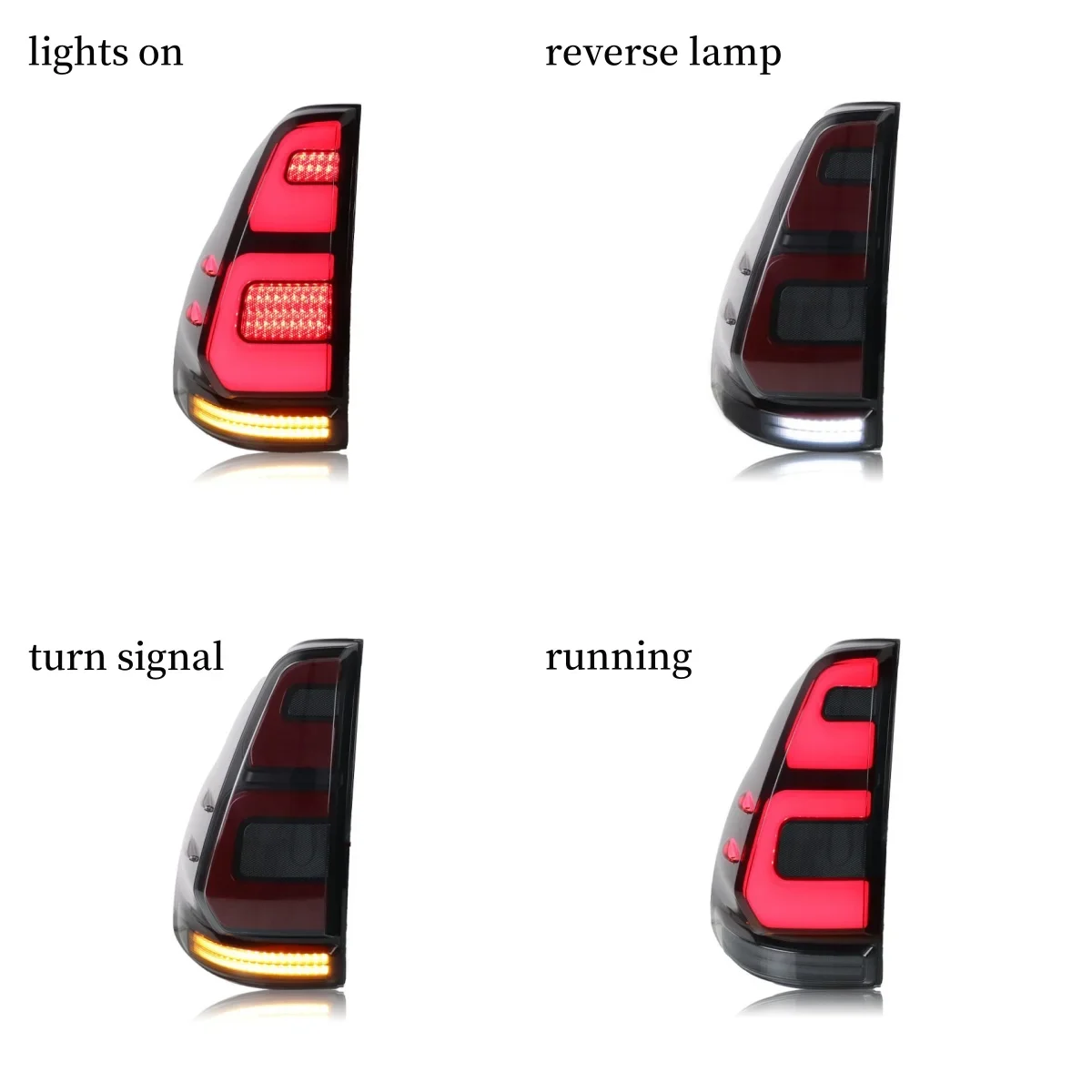 Pick-Up Truck Led Lamp For 4-runner 2003-2009 For Toyota Truck Car Rear Lamp Led Tail Light Car Accessories