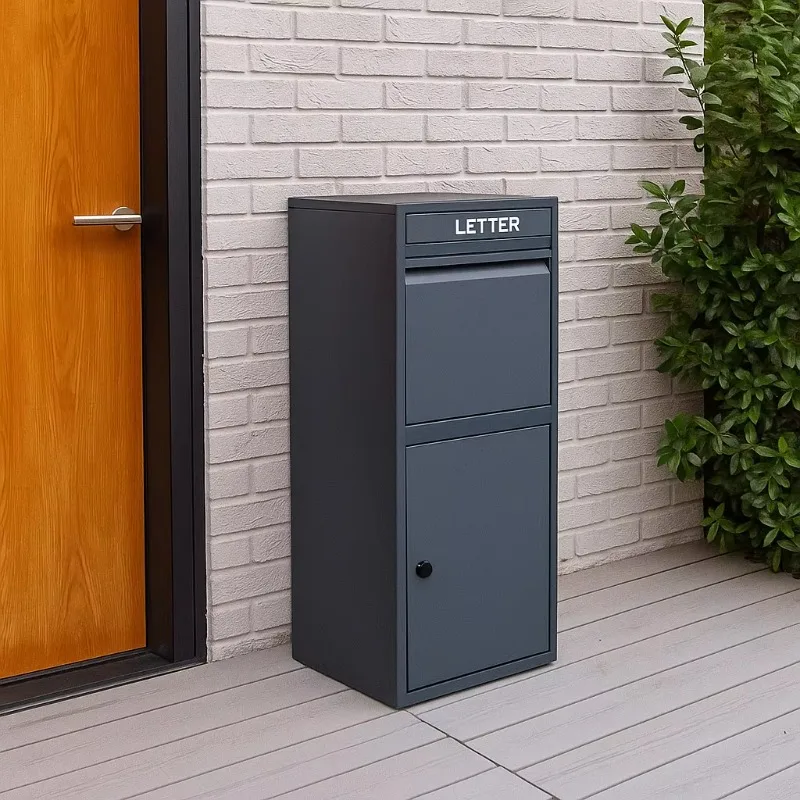 2026 Hot Sale Wall-Mounted Outdoor Parcel Mailbox with Safety Lock Large Capacity