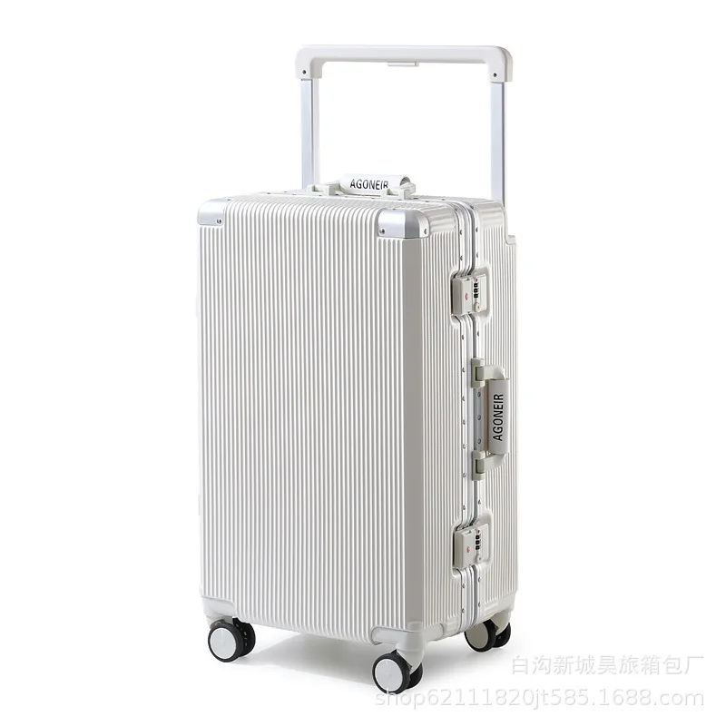 24 inch password box for male and female students 20 inch aluminum frame luggage 26 inch universal wheel wide pull rod travel