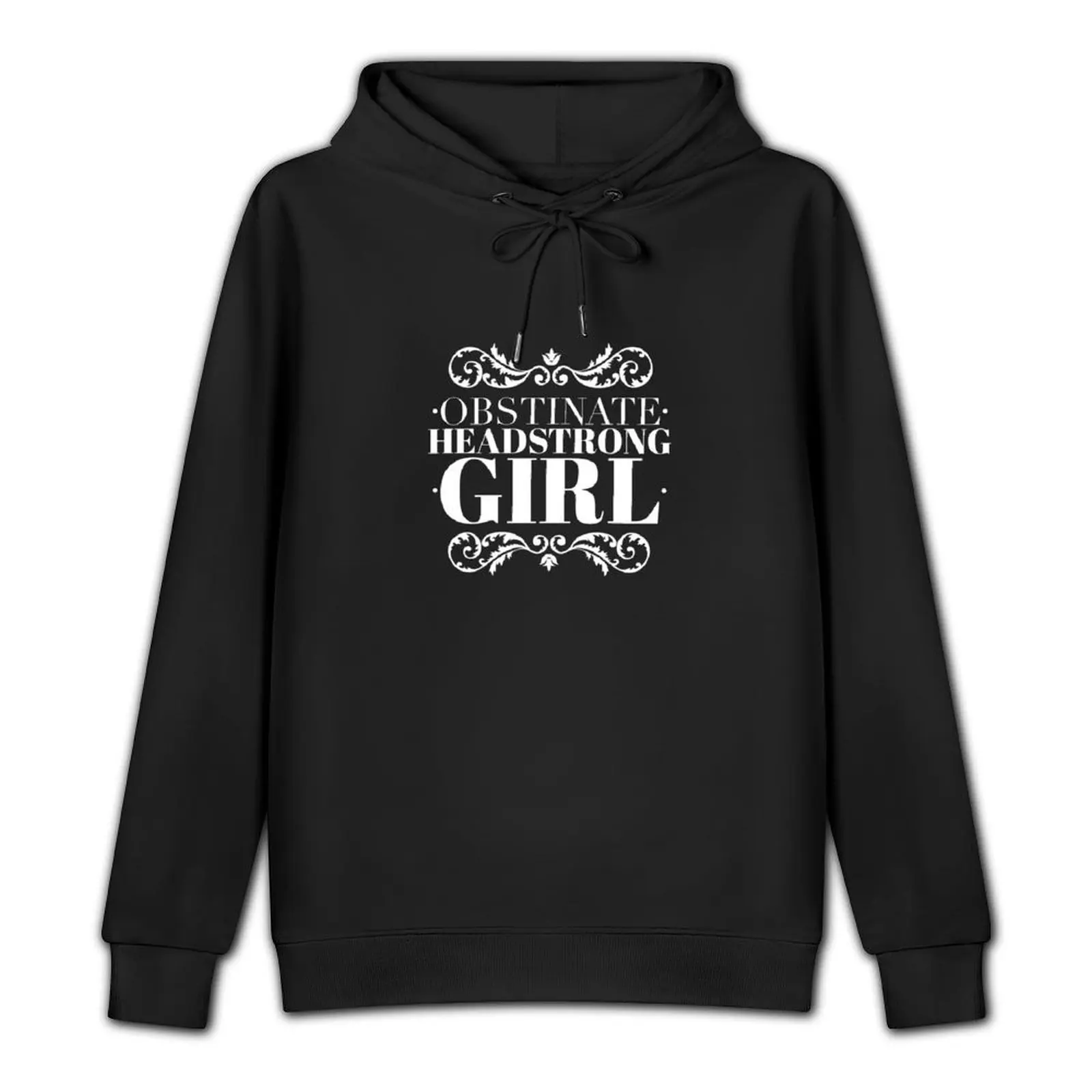 Obstinate HeadStrong Girl, Jane Austen Quote, Book Lover Gift Pullover Hoodie mens clothing new in hoodies and blouses