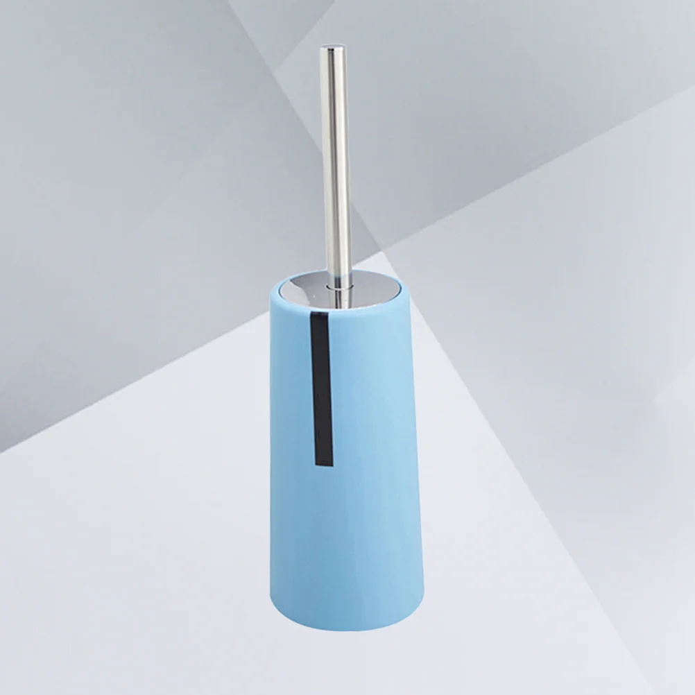 

Toilet Set Stainless Steel Handle With Floor Stand Punch Free Pp Surface Odorless Abs Base Soft Bristles Easy