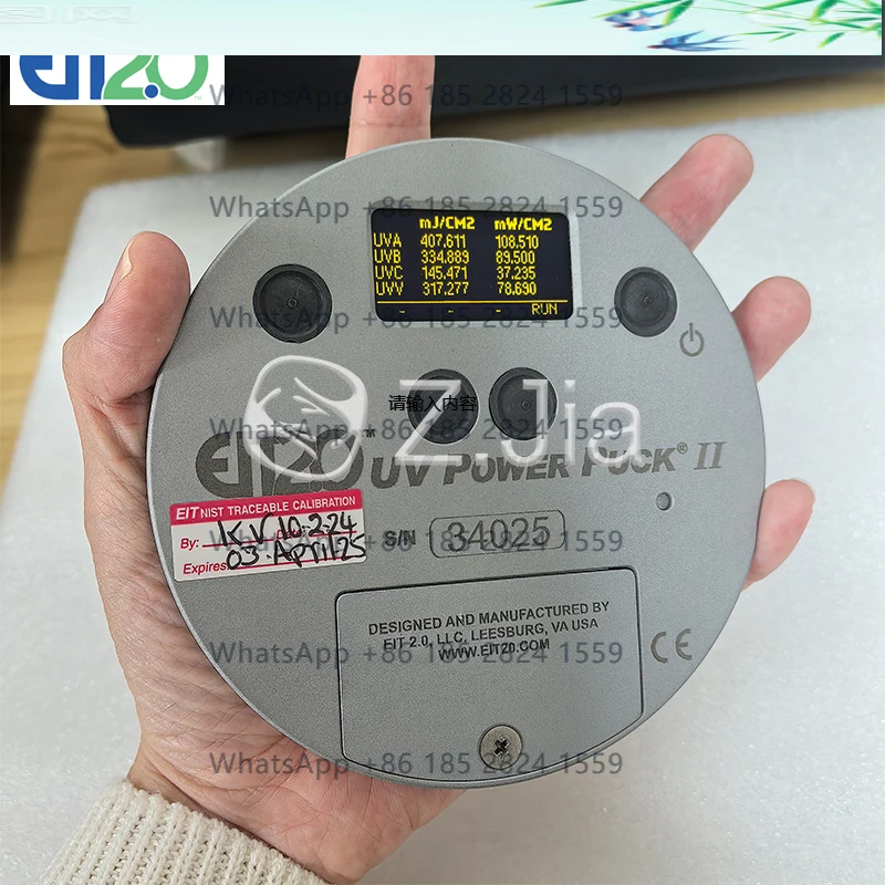 

US EIT2.0 Energy Meter UV Power Puck ⅱ Quad Channel UV Quad Band UVICURE PLUS