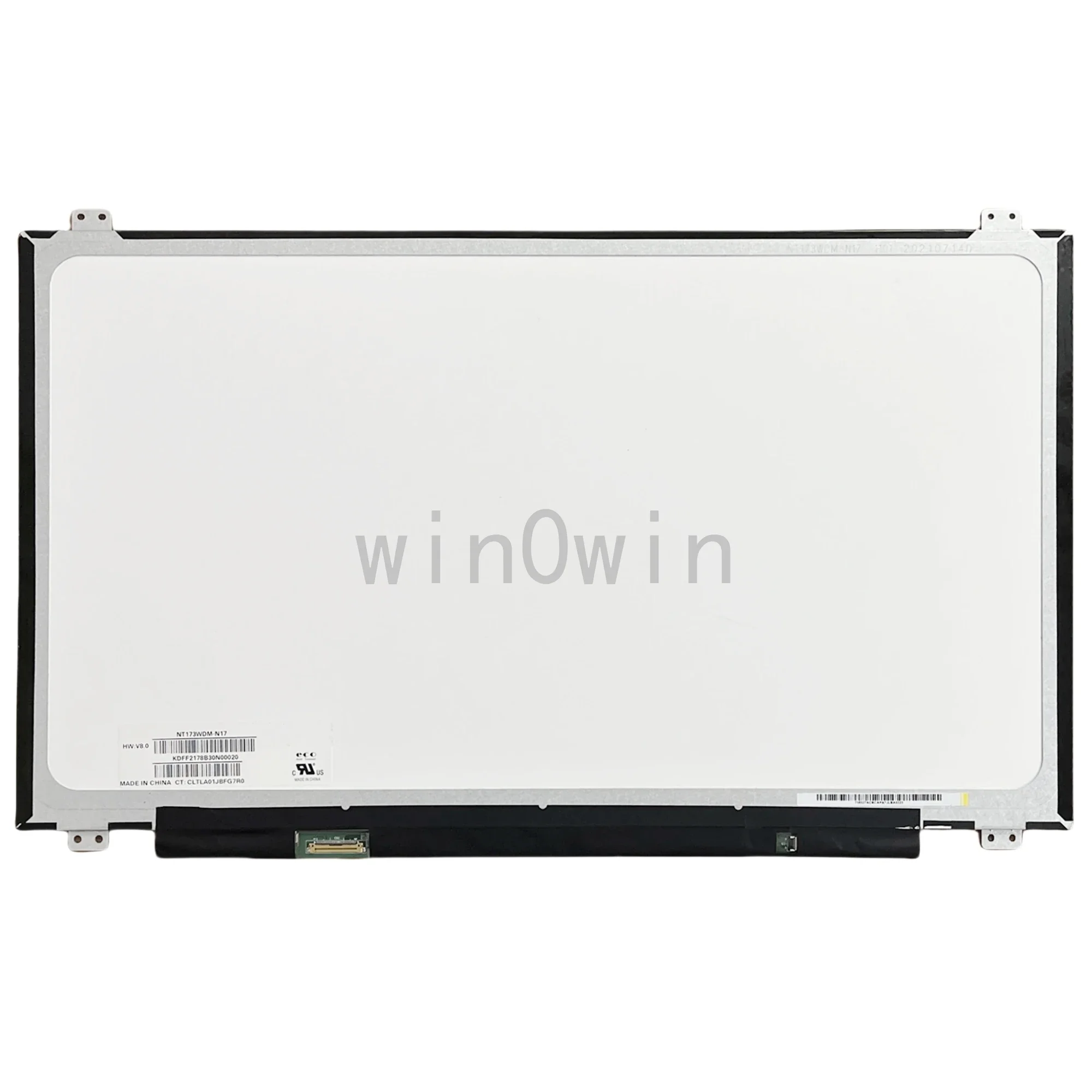 NT173WDM-N17 1600×900 EDP 30Pins Matrix Display Panel 17.3