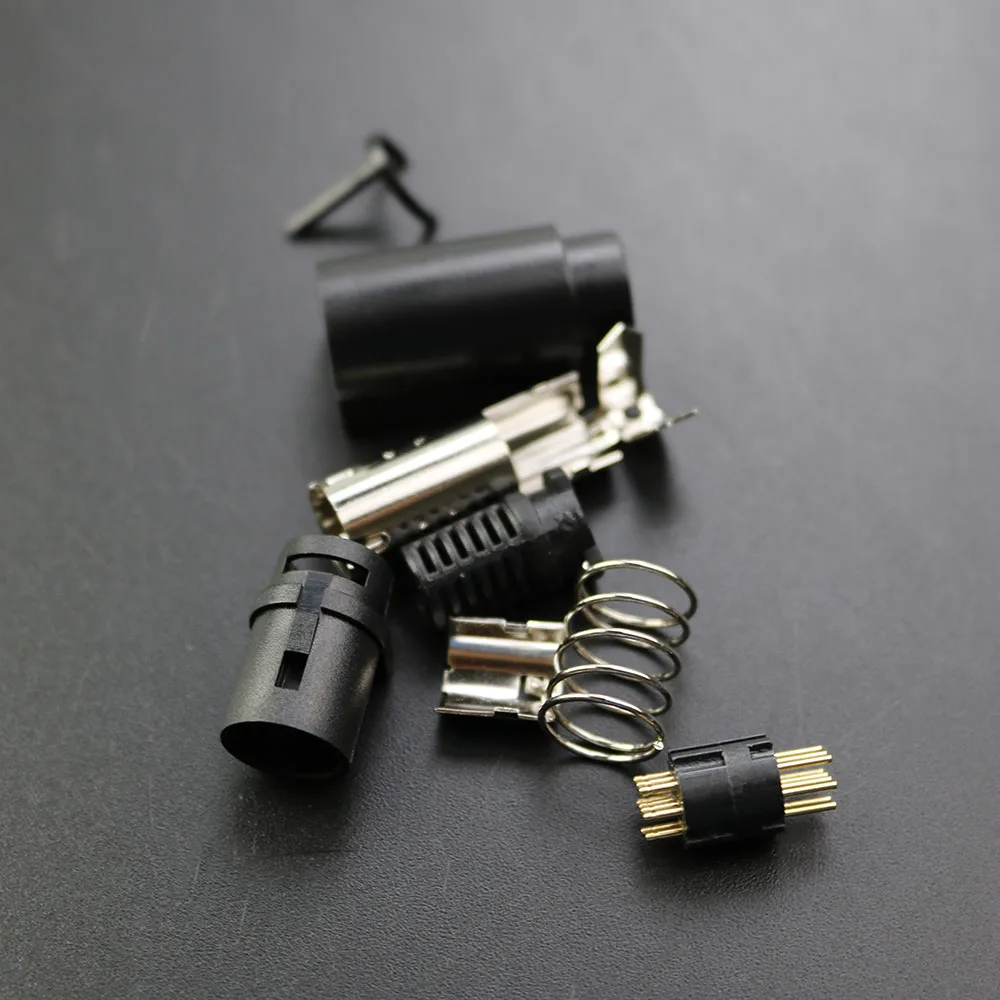 1PCS Mini DIN 9Pin Assembly Eight Piece Lock DIN Self-Locking Assembly Connector Small Din9P