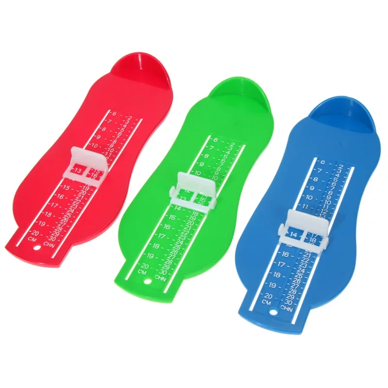 1PC Foot Measurement Device Kids Foot Length Measure Gauge Shoe Sizer Measuring for Infants Kids(Random Color)