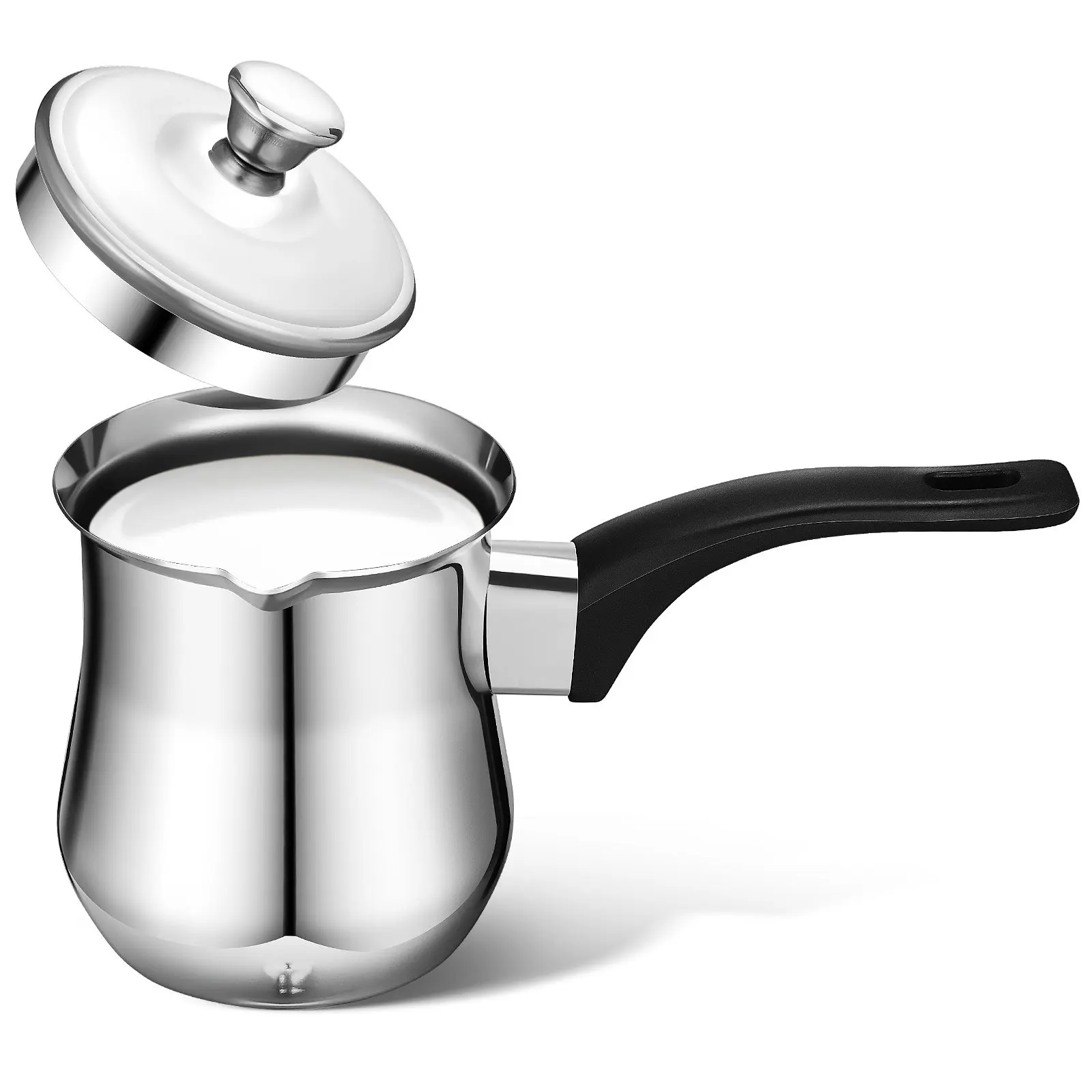 

Chai Pot Cezve Turkish Coffee Milk Camping Armenian Maker Food Saucepan Chinese Style Copper Warmer Baked Enamel