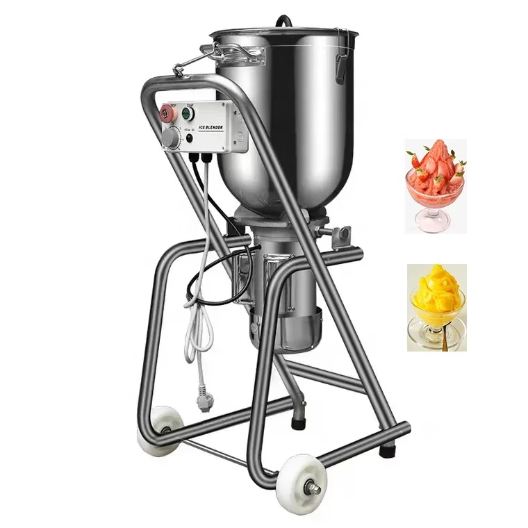 

110v Restaurant Factory Stainless Steel 30L Large Commercial Ice Blender Machine