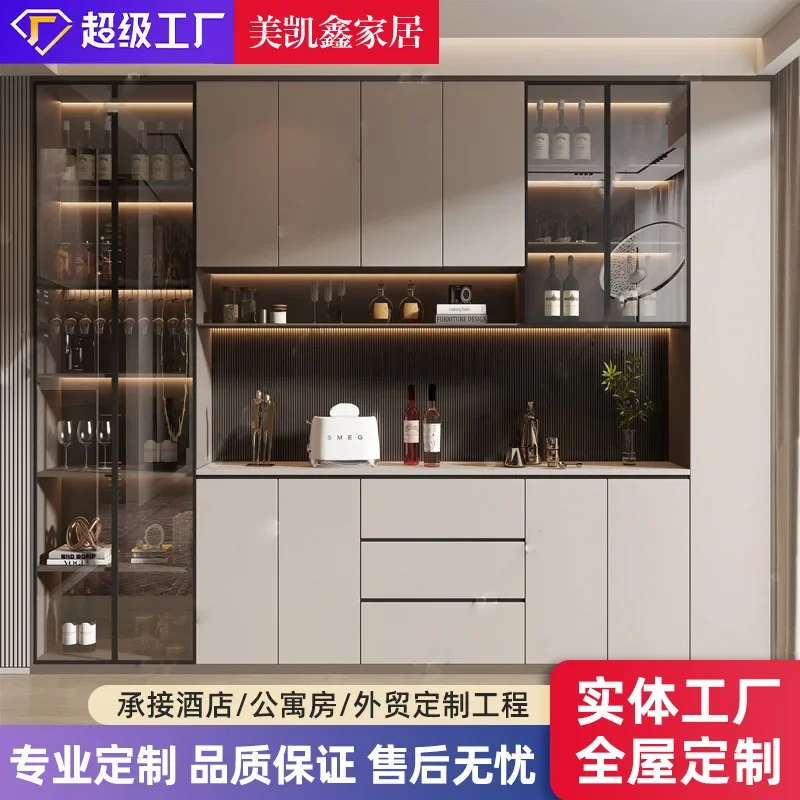 Furniture Hotel Engineering Customized Apartment Wardrobe Bed Shoe Cabinet Wine Cabinet Processing Whole House Solid Wood