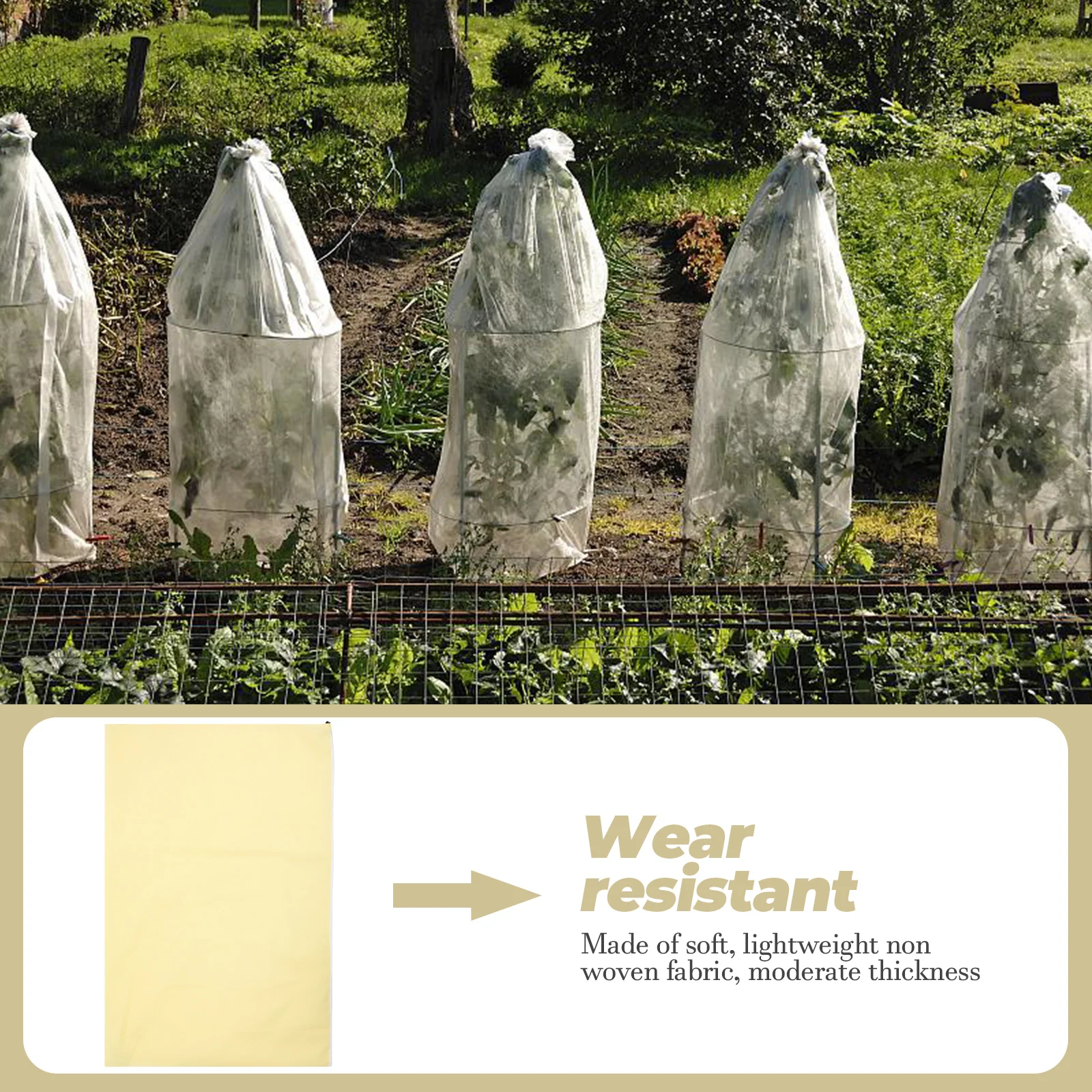 

Thicken Plant 180x120cm Plant Protector Non woven Fabric Winter Outdoor Protector for Roses Outdoor Covers Trees