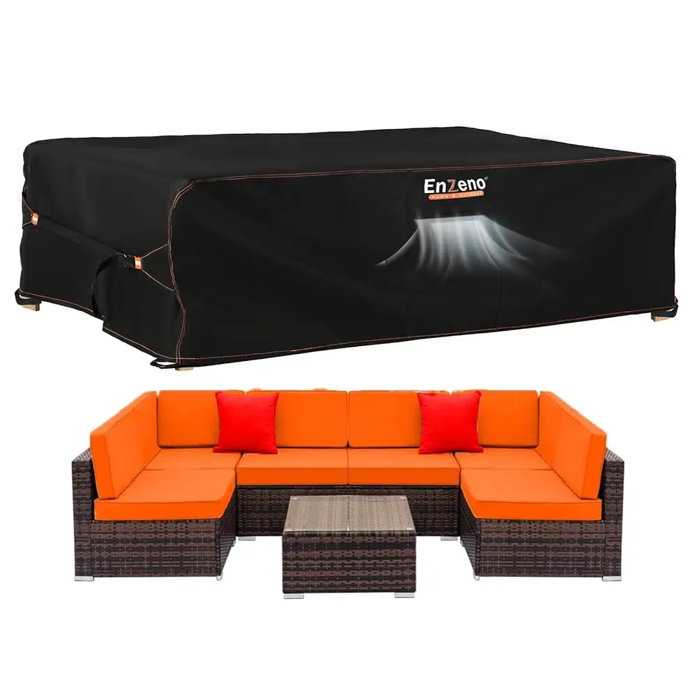 

Patio Furniture Set Cover, Outdoor Sectional Sofa Couch Set Covers Waterproof, Garden Dining Table Chair Set Cover Outside