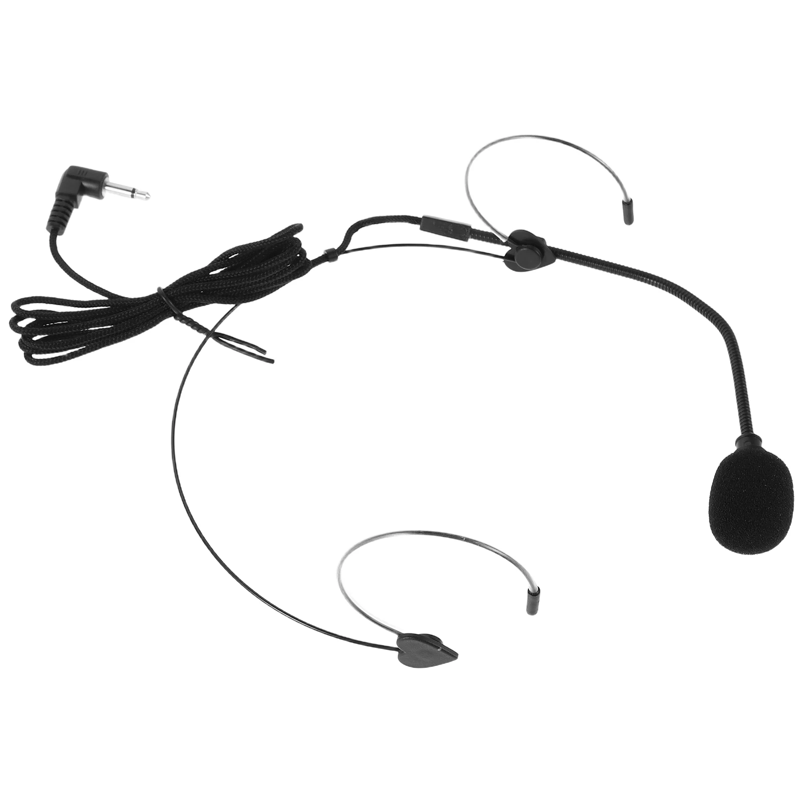 

Megaphone Headset Headworn Ear Hanging Noise Reduction Black Sound Amplifier For Teachers Stage Classroom Tour Guide