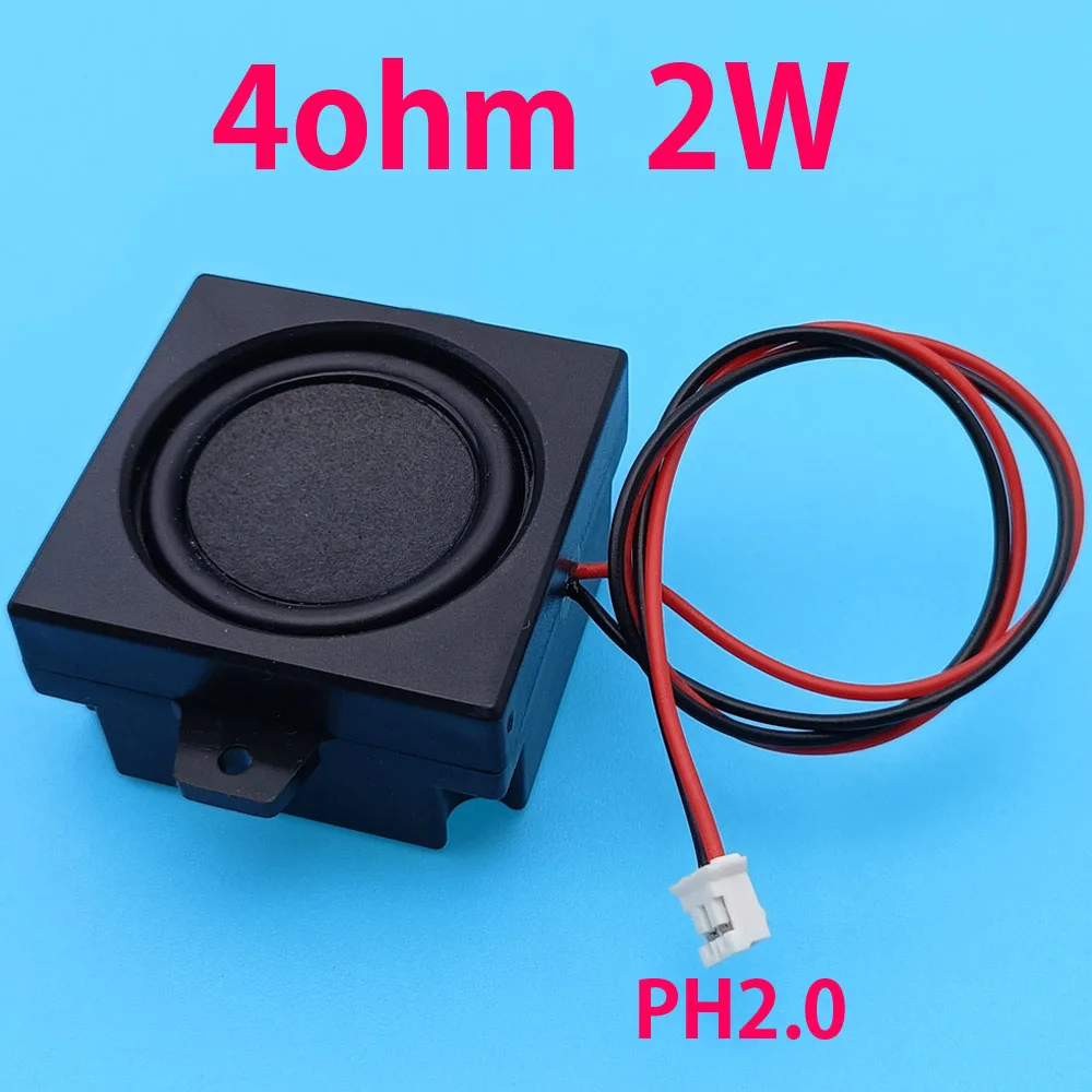 Mini Speaker 4Ω Cavity Speaker Parts with PH2.0 Full Range Cavity Horn Small Speaker for TV Set Advertisement 4Ohm 2W