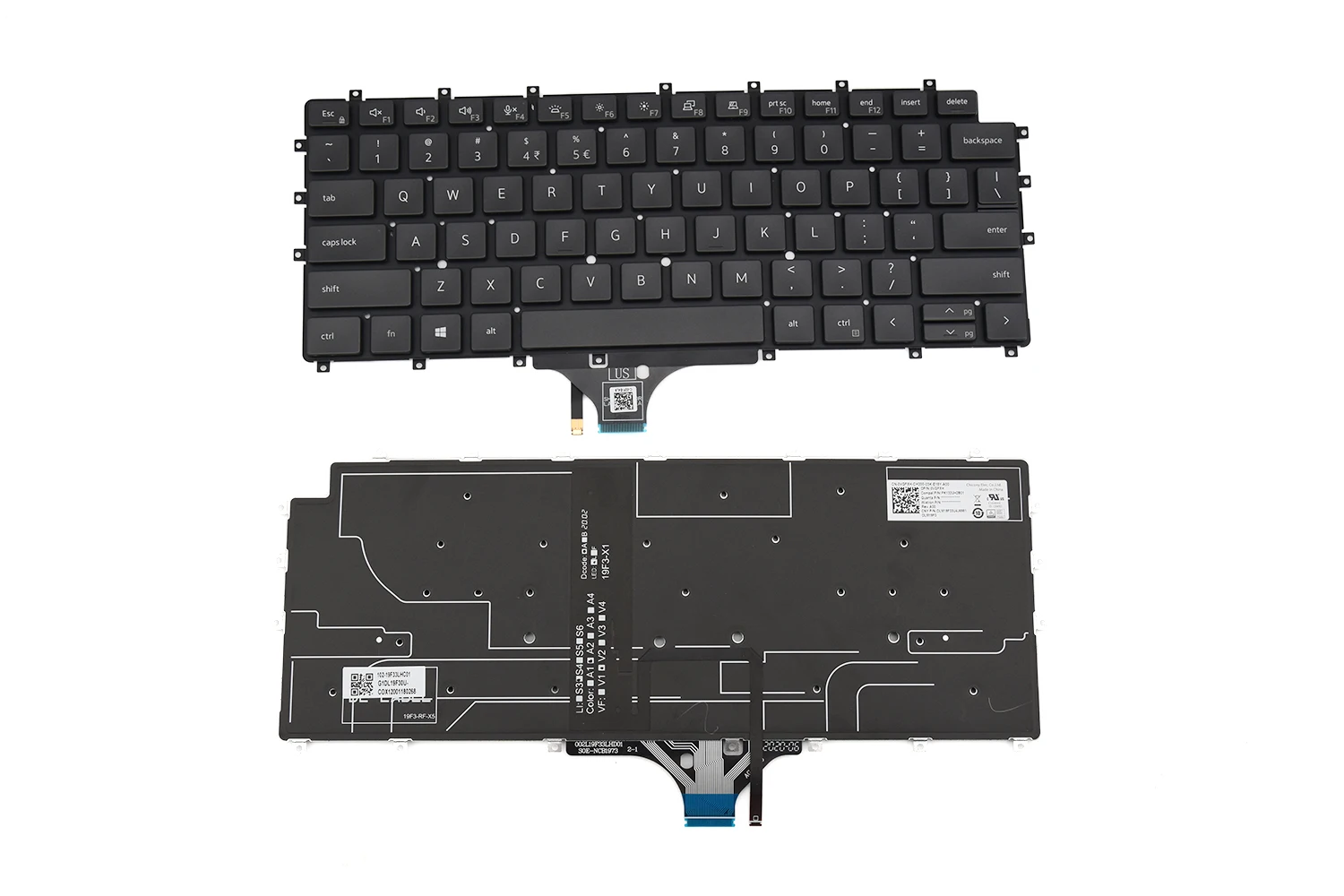 New Replacement Laptop Keyboard For DELL Latitude 9510 9520 2-in-1 Notebook Keyboard Black US Layout Backlit