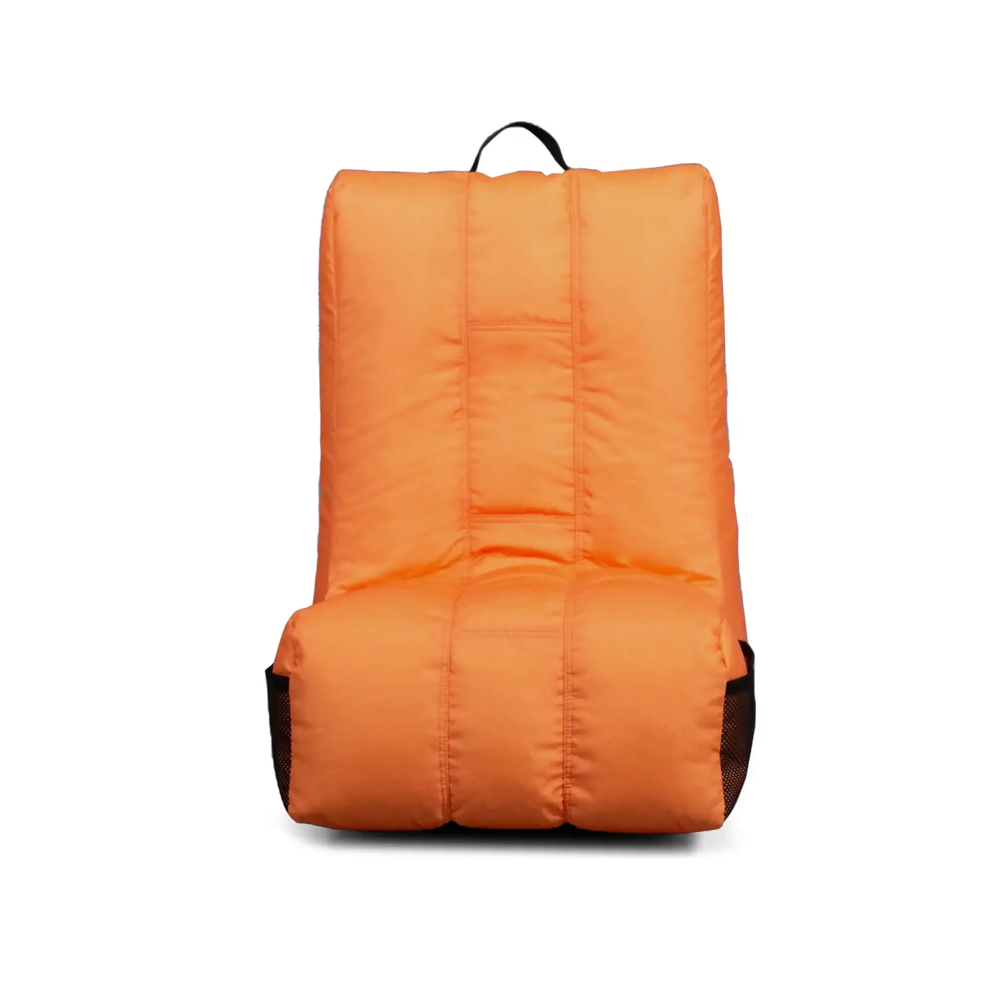 Silla con bolsa de frijoles y vídeo, mandarina Smartmax, mezcla de nailon y poliéster duradero, sillas para muebles de 2 pies para dormitorio