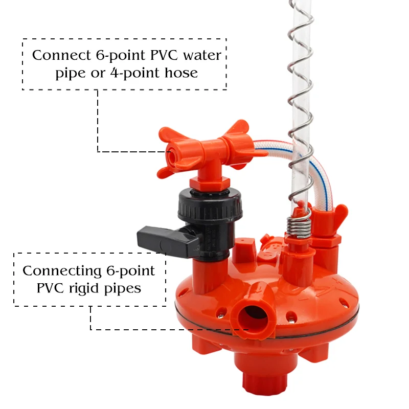 Chicken Farm Water Pressure Regulator Chicken Nipple Drinker Lnstall Accessories Farm Animal Supplies Feeding Watering Supplies