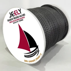 8mm 5/16''  6000kg UHMWPE Fiber Hollow Braid Winch Towing Rope for Boat