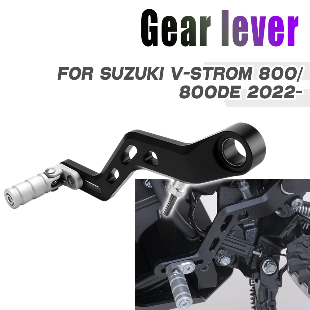 

For Suzuki V-Strom 800 800DE VStrom 800 DE 2022- Motorcycle Gear Lever Adjustable Foldable Gear Shift Lever Quick Shifter Rod