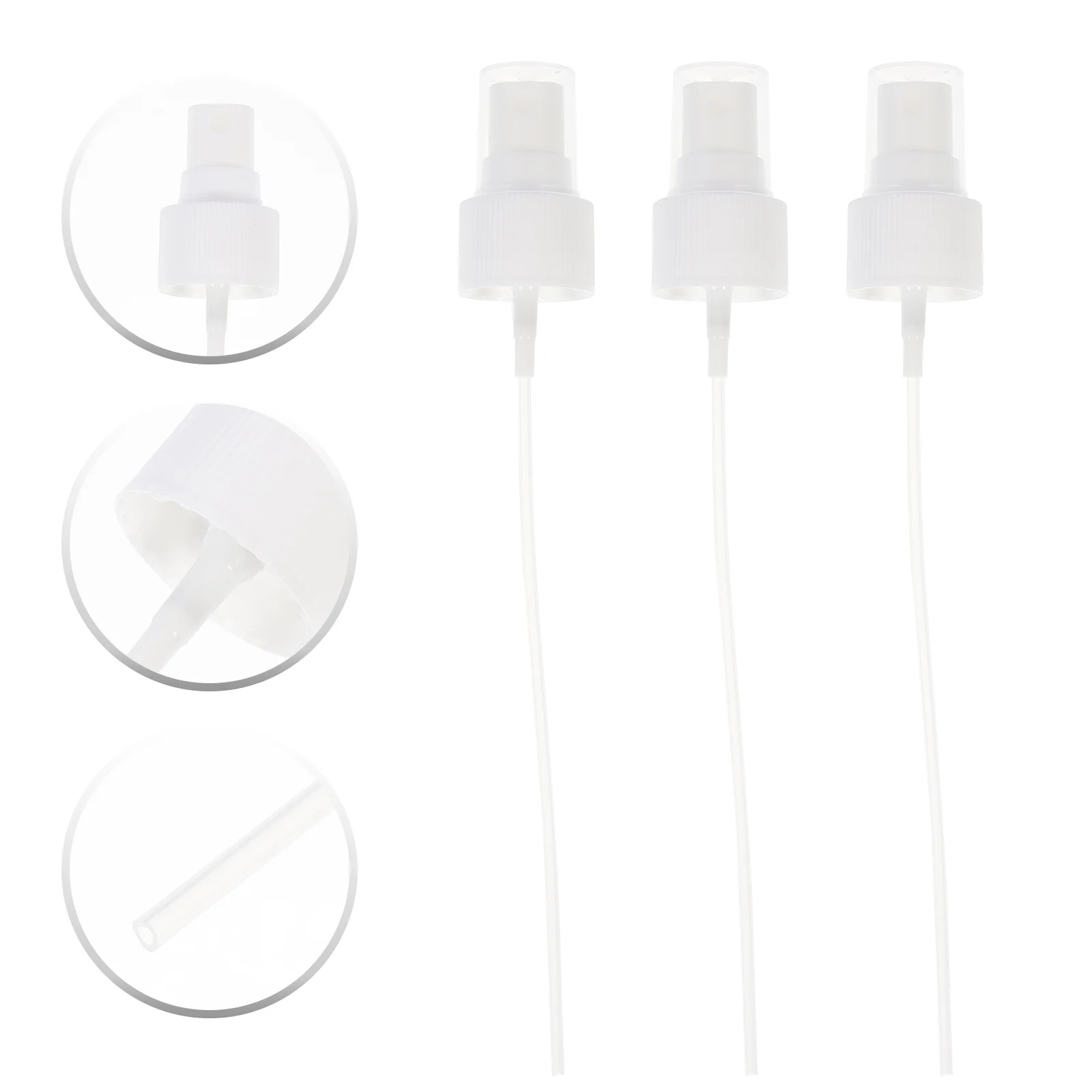 

40Pcs Makeup Bottle Tops Transparent Cover Mist Sprayer for Hair Spray Perfume Spray Bottle Nozzle Mist Sprayer