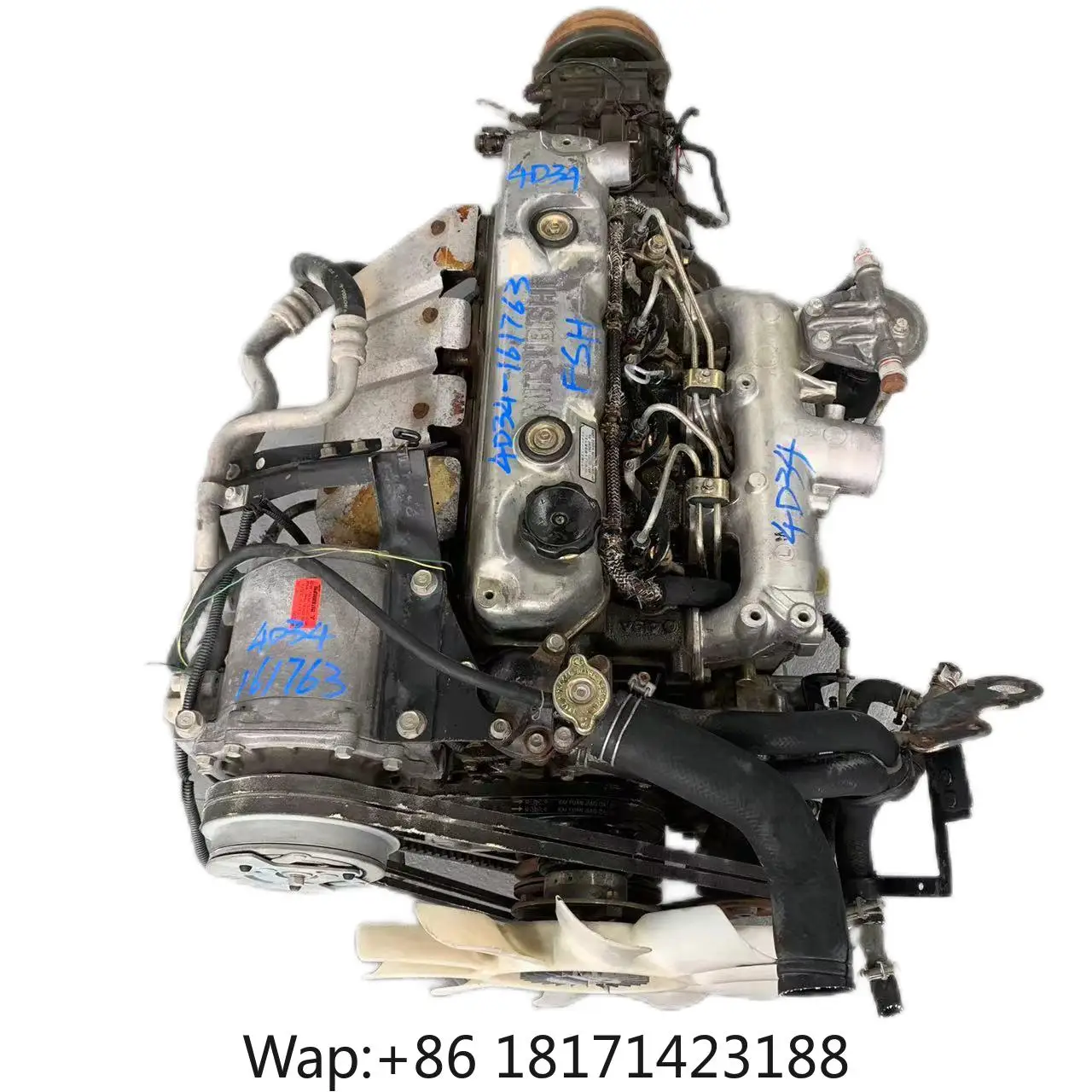 【Hot】4D34 4‑Cylinder Direct Injection Diesel Engine Assembly Japan Original for Mitsubishi