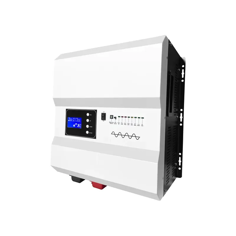 For 12V 24V 2KW Phase Separated Inverter USA 120/240V 2000W 3000W 50A Household Hybrid Solar Inverter with MPPT Controller