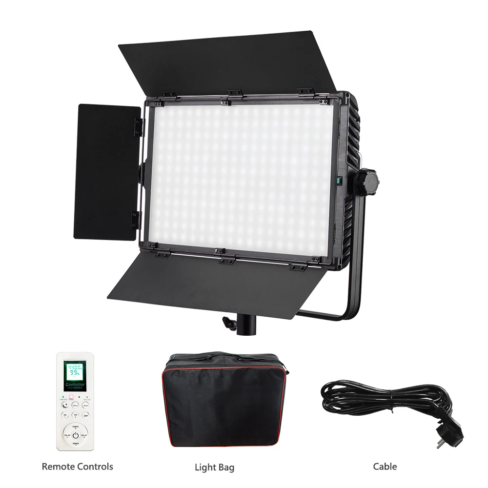 100W Led Panel Video Lights Bi-color Photo Studio Lighting Continuous Lamp Yidoblo A2200IIQ Soft Fill Light CRI95 Remote Control