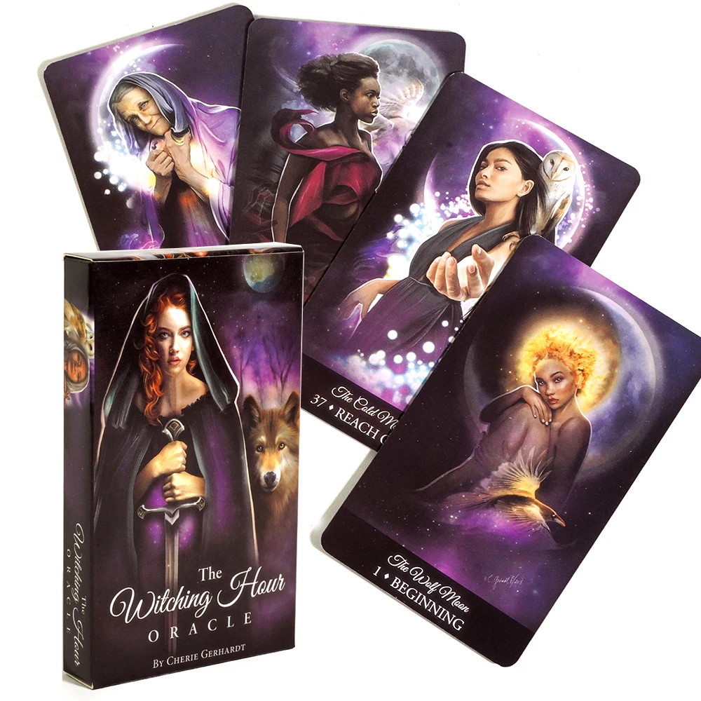 The Witching Hour Oracle Cards By Cherie Gerhardt 39 Pcs Cards With Pdf Guidebook