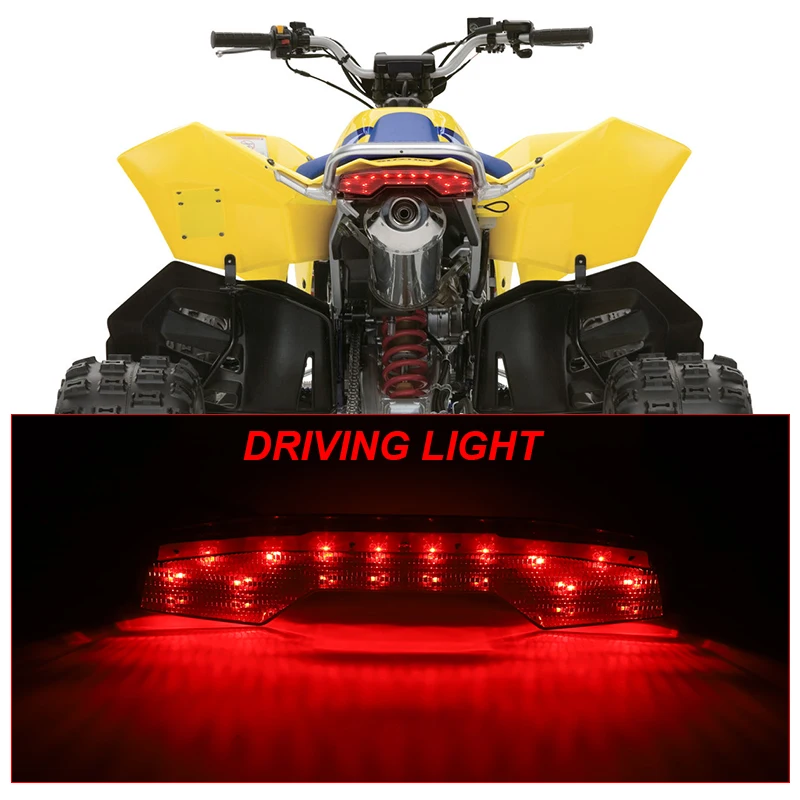 35710-45G00 Motorcycle LED Tail Light LED Red Stop Brake Rear Taillight for Suzuki Quadracer 450 LTR450 2x4 2006 2007 2008 2009