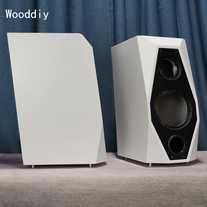 

Wooddiy 8 Inch Speaker Box Classic Two Way Hifi Home System One Pair Birch Plywood Louderspeaker Cabinet Bookshell Pure Color