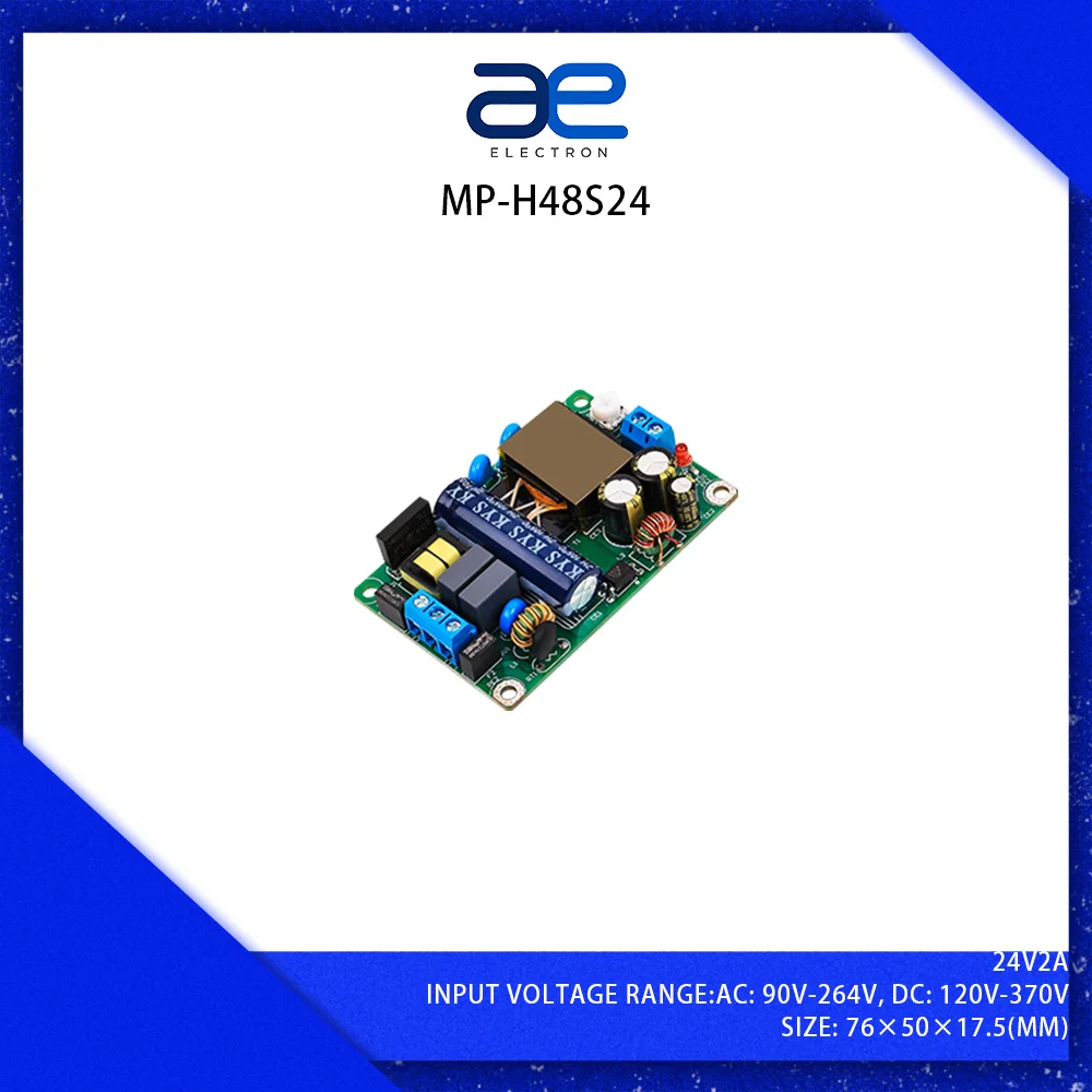 24V 1.5A 2A AC-DC Isolated Power Supply Module Mini Compact Converter 110V 220V to 24V DC Step Down Board