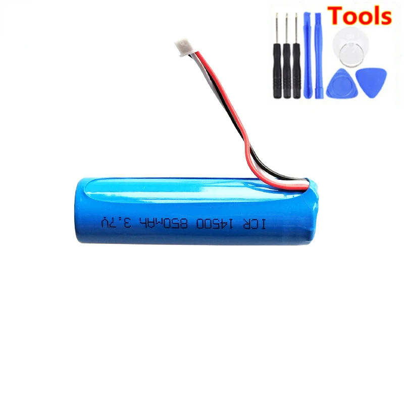 New 3.7V 850mAh Li-ion Battery For 70mai Smart Dash Cam Pro , Midrive D02 HMC1450 Replacement Batterie 3-wire Plug 14*50mm+tools