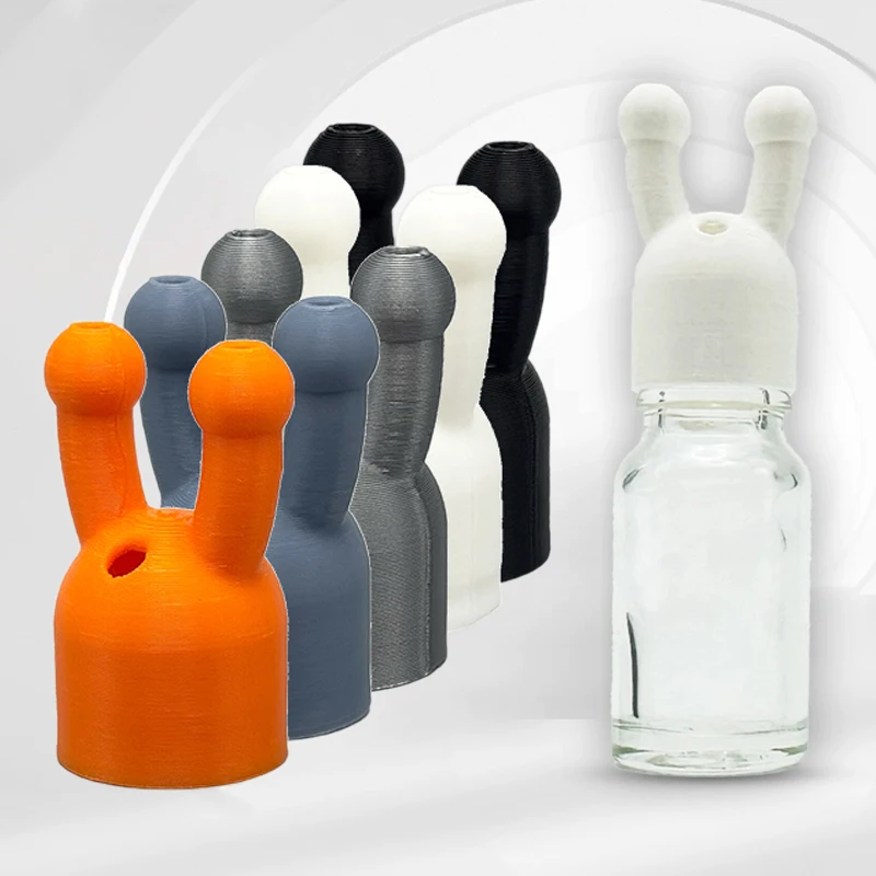 Cubierta de inhalador de aceite esencial a prueba de fugas, tapa de inhalador de aceite esencial, Mini botella dispensadora de inhalador de aceite esencial y Perfume