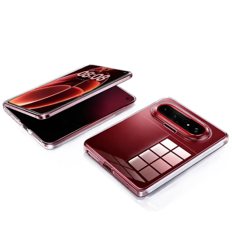 Für Xiaomi Mi 18 Fold Transparente Handyhülle Sturzsicherer Schutz für Xiaomi Mi 18Fold PC Hartschale Schützende Rückseite