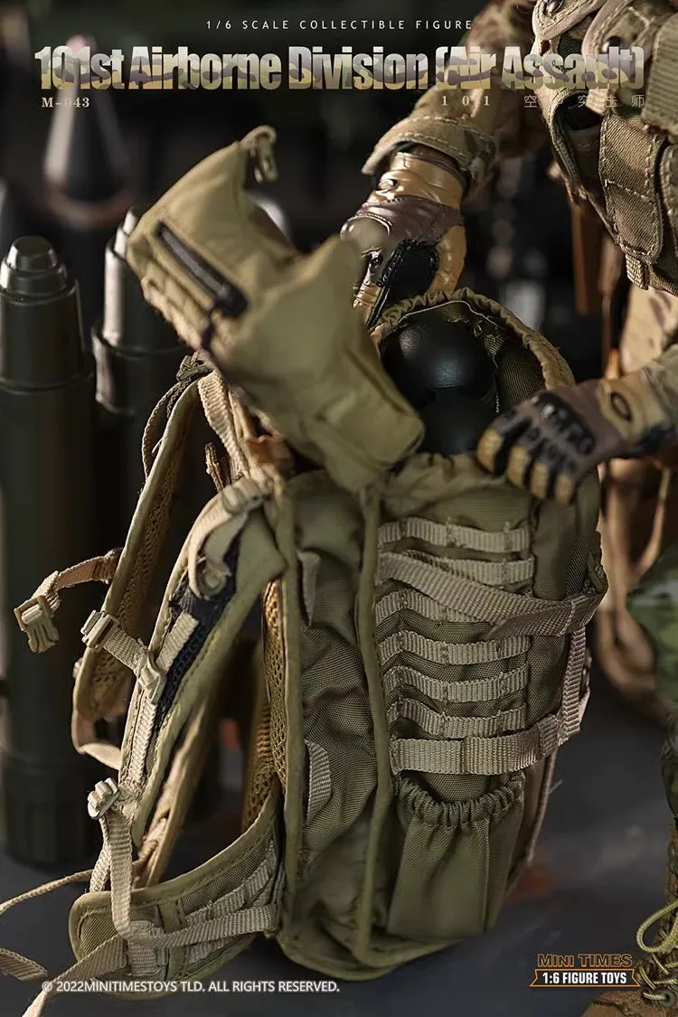 ألعاب مرات صغيرة 1/6 M043 101st قسم محمول جوا جندي الاعتداء الجوي عمل الشكل 12 ''تمثال ذكر مجموعة كاملة نموذج قابل للجمع #3