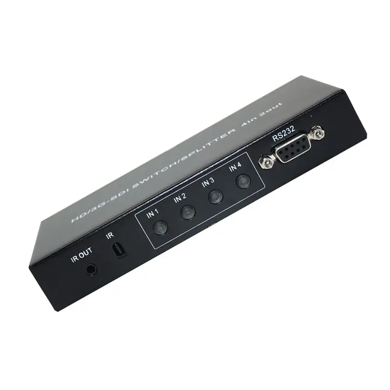 B04C-3G-SDI/HD-SDI Splitter Switch Switcher 4In 2Out 4X2 SDI Distributor With Remote Control RS232 Central Control US PLUG