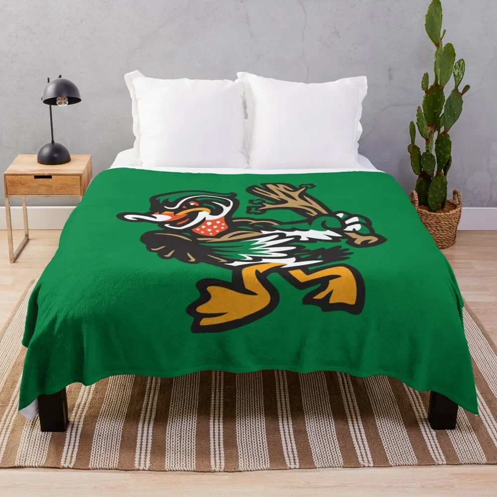 

The Down East Wood Ducks 2 Throw Blanket Travel Size Cozy Blanket for Plane Train