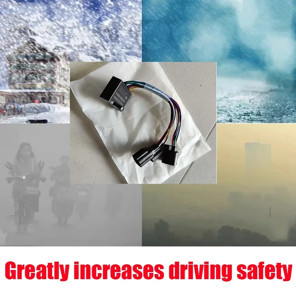Motorcycle Accessories Turn Signal Flasher Light Switch Double Flash Hazard Warning Function For HONDA Forza 350 NSS Forza350