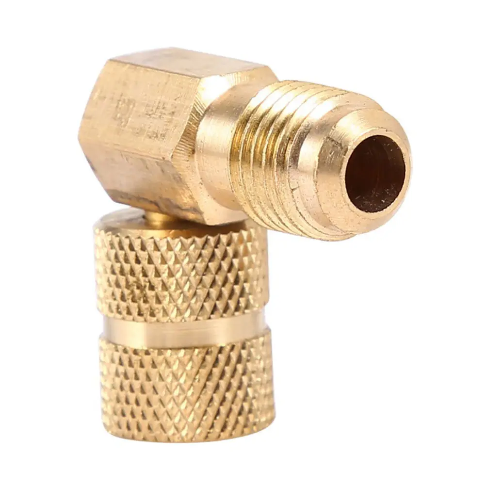 8Pcs Air Conditioner Adapter Set Car Refrigeration Hose R134a Quick Coupler Connector Converter Installer Kit for Auto Ac