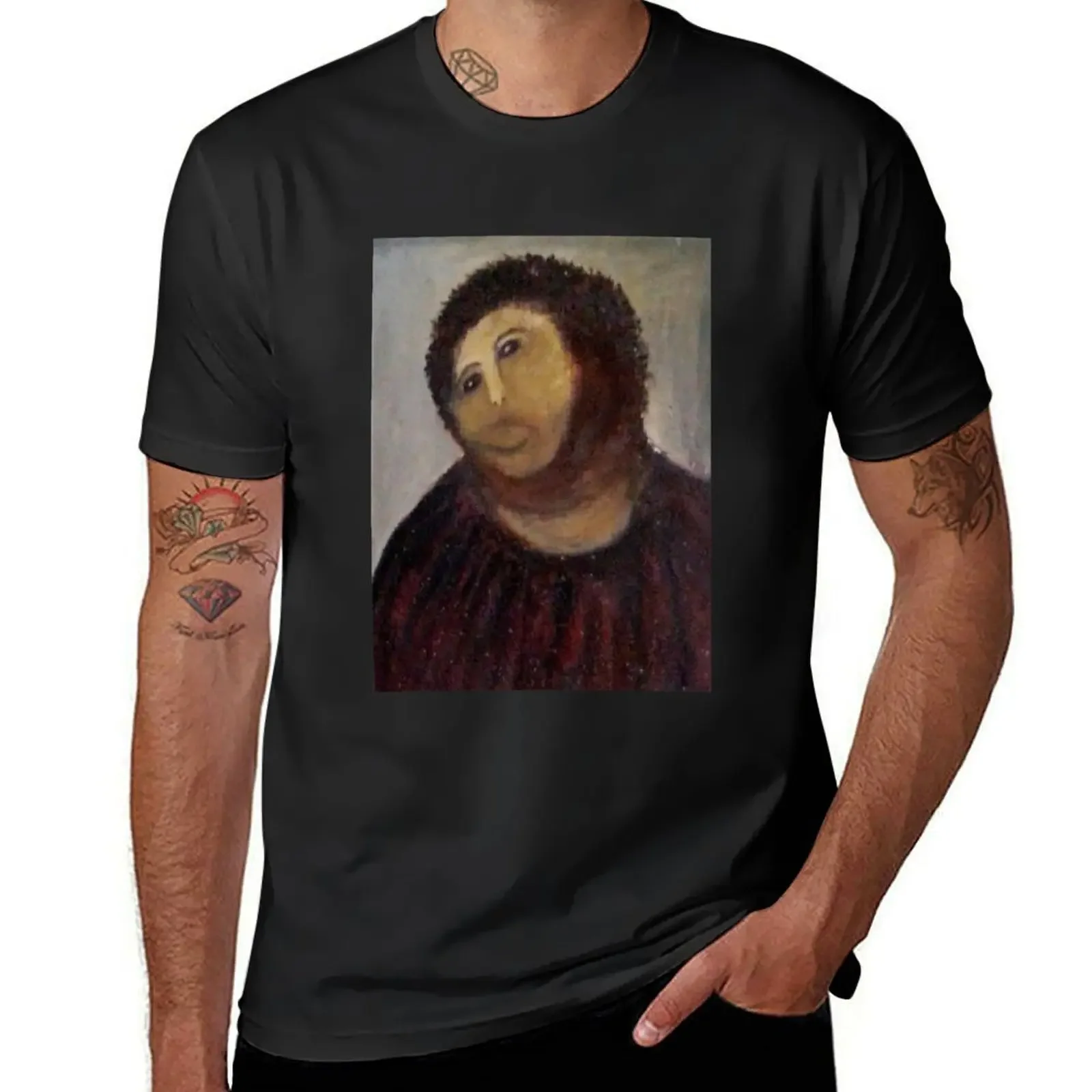 

Monkey ChristMonkey Jesus T-Shirt graphics summer clothes heavyweight t shirts for men