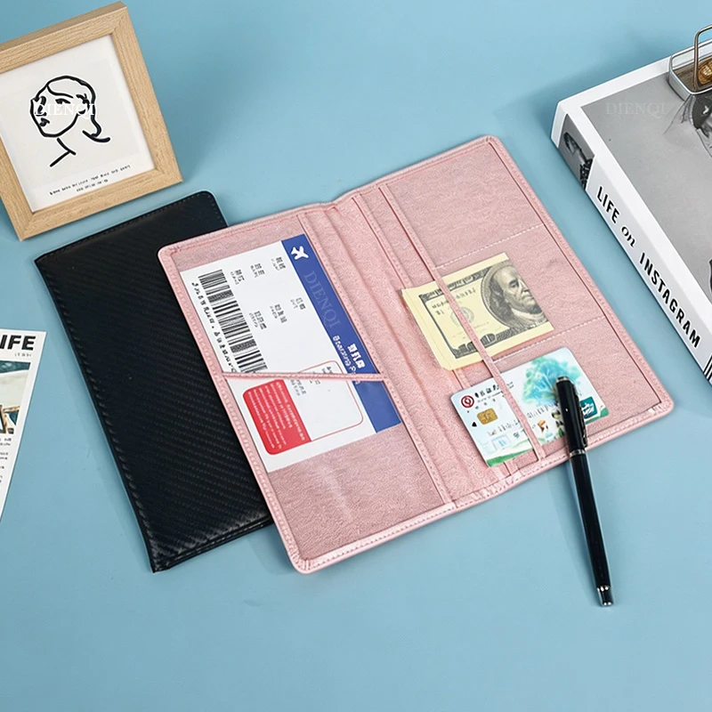 

Passport Travel Wallet Document Organizer Storage Bag Car Registration Insurance Holder Creditcard Wallets Driving License Cover