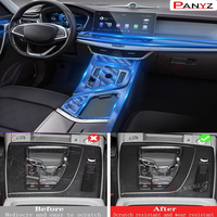 Interior Center Console Transparent TPU Protective Film Anti-scratch Repair Accessories For Geely Tugella Xingyue FY11 2019-2021